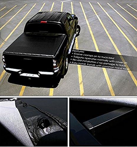 Amazon Com R L Racing Hidden Snap Vinyl Tonneau Cover 94 02 Dodge Ram 1500 2500 3500 Truck 6 5 Ft Bed Automotive