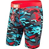 Saxx Mens Vibe Long Leg Boxers Underwear