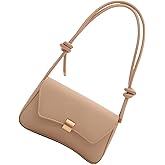 Stylish Crossbody Bag with Adjustable Strap Candy Color Shoulder Bags PU Leather Underarm Purse for Everyday Use