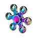YGJ Rainbow Fidget Spinners Toy Ultra Durable Stainless Steel Bearing High Speed 2-5 Min Spins Metal Material Hand spinner EDC ADHD Focus Anxiety Stress Relief (Rainbow-Octopus)