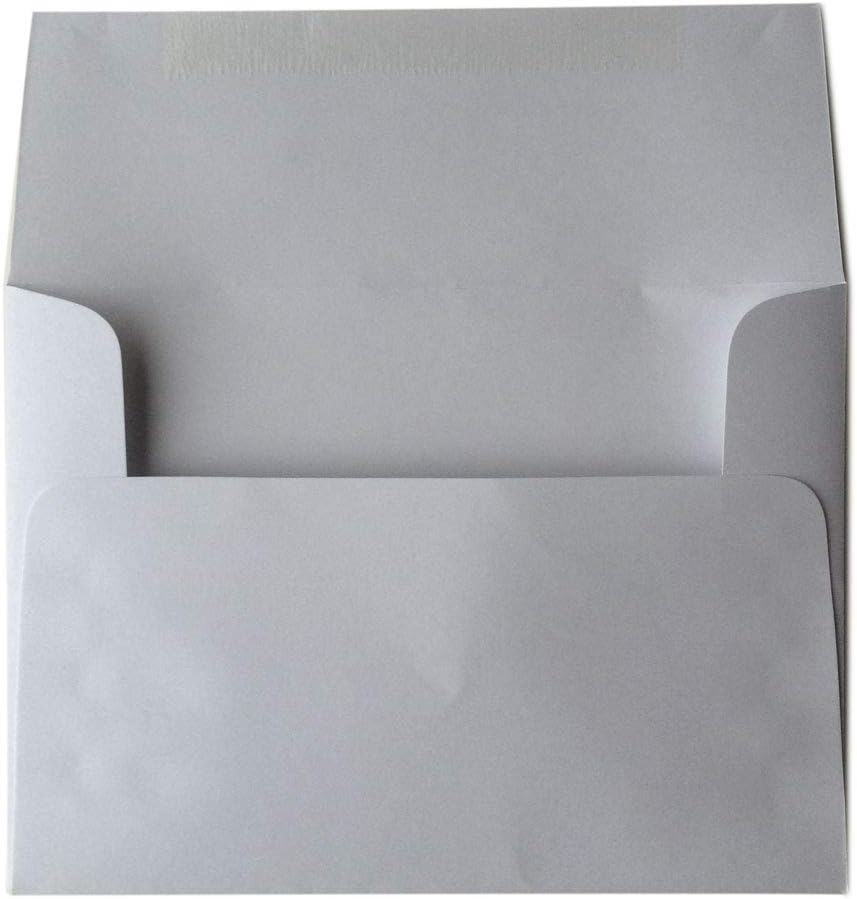 Note Card Cafe A7 7.25 x 5.25 in Blank White Envelopes | 100 Pack | Sealable, Square Flap | Invitations Envelopes, Greeting Cards, Baby Showers, Weddings, Mailing, Crafts, Stationary | Printable : Office Products