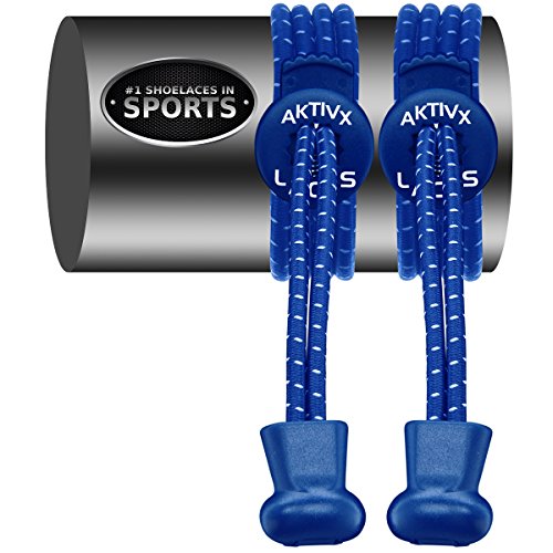 AKTIVX SPORTS LACES No Tie Shoelaces that Lock Replacement Elastic
