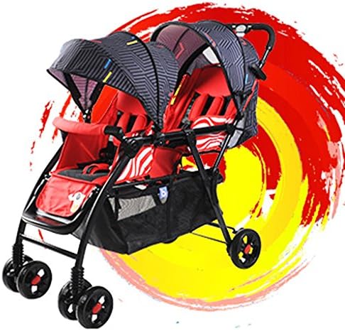 Haojun Baby stroller Second child Double car Before and after the big child Can sit before lying Two light child (Color : 1#)