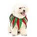 PUPTECK Christmas Dog Costumes Elastic Pet Collars with Bells Charms Small