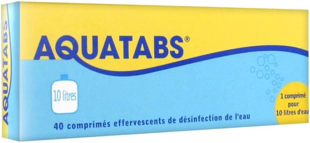 Aquatabs 10 Liters 40 Tablets by Aquatabs