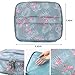 Travel Makeup Bag Waterproof Cosmetic Organizer Multifunctional Case with Compartments Toiletry Bag for Women (Flamingo)