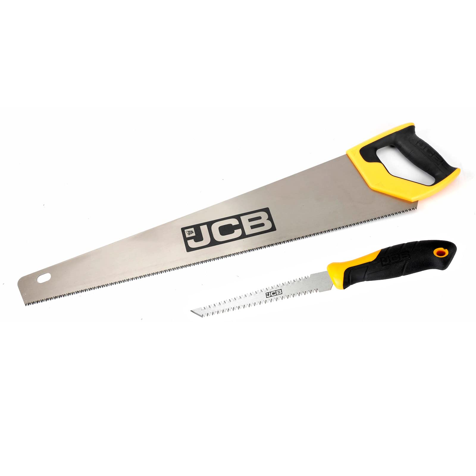 JCB 5600mm Panel Saw & 150mm Drywall Saw with Triple Ground Teeth and & Soft Grip Handle, Suitable for Cutting Timber, Plastic, PVC and plasterboard