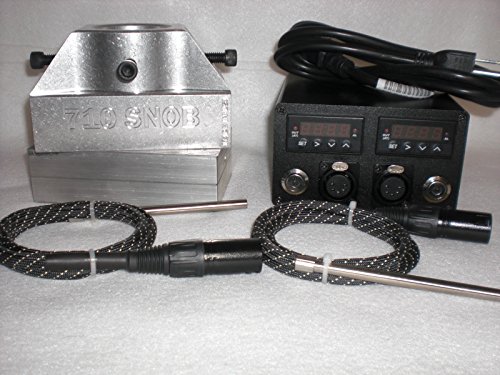 3 x 5 Rosin Plate Set with heaters and Controller