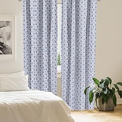 Lunarable Flower Curtains, Small Wild Flowers