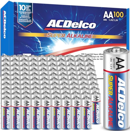 ACDelco AA Super Alkaline Batterien, 100-Count