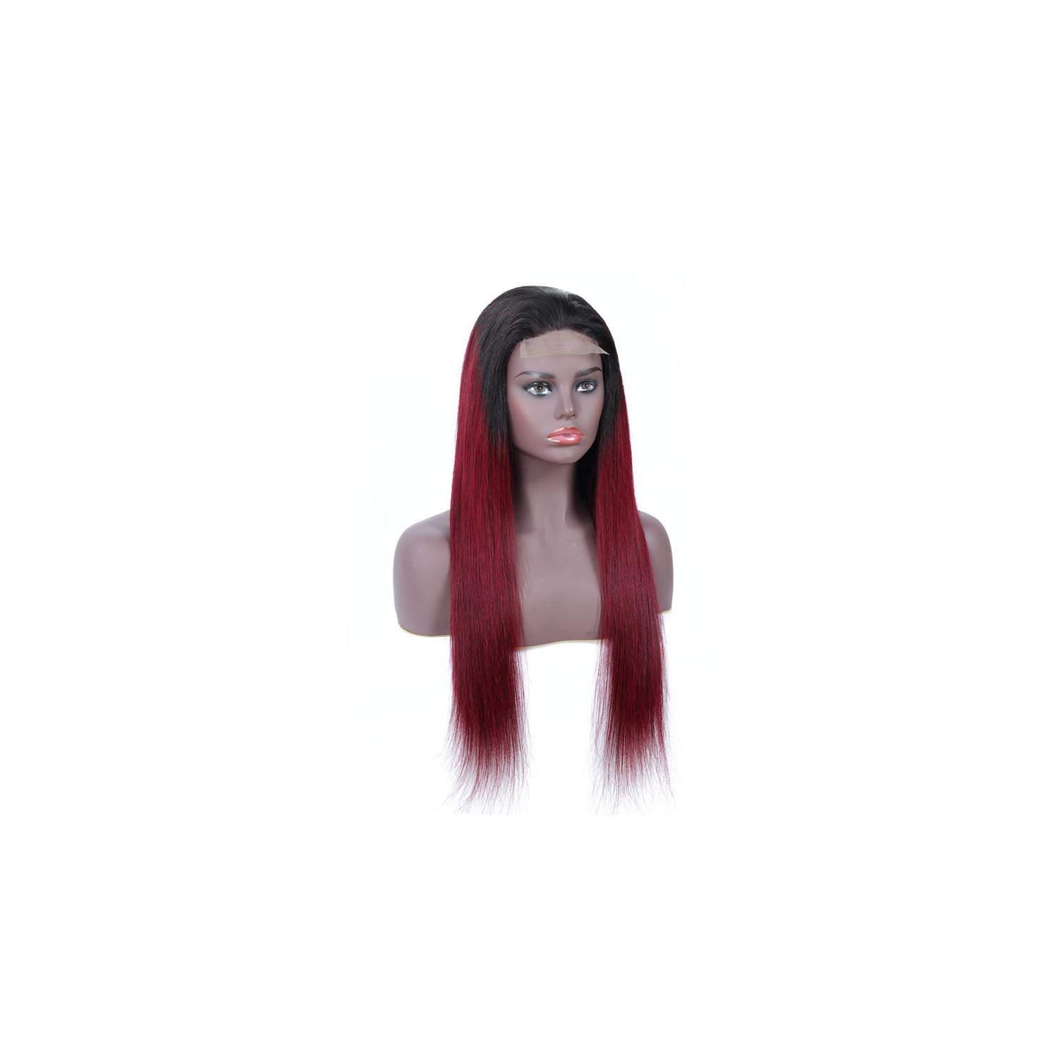 Amazon Com Straight Lace Front Human Hair Wigs Long Hair 613