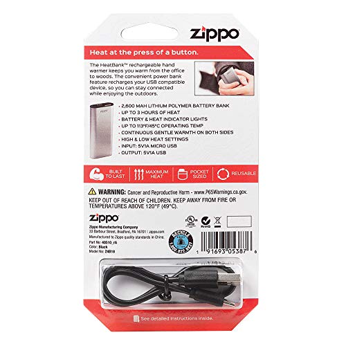 Zippo HeatBank 3 Rechargeable Hand Warmer Deals, Coupons & Reviews