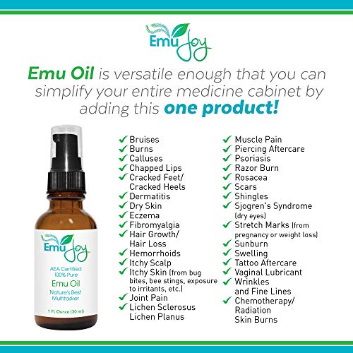 Ethically Sourced Emu Oil for Chemo & Radiation Burns LS Piercing