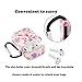 For Apple Airpods cover case with keychain,Silicone Protective Cover Case With Metal Keychain for Airpods Variety of Colors and Patterns