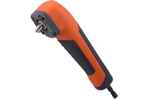 Ragyzity Right Angle Attachment Electric Screwdriver Repair 90 Degree Corner Device, Shockwave Impact Duty Right Angle Attachment (Orange)