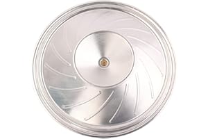 Milisten 1 Pc Resonator Cone Silver Aluminum Durable Sturdy Resonator Cone Guitar Parts for Dobro Guitar Bass Parts Replaceme