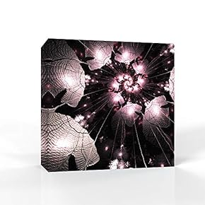 Canvas Wall Art Flowery Flowers Pictures Home Wall Decorations for Bedroom Living Room Paintings Canvas Prints Framed - 12x12 inches