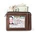 ID Stronghold - RFID Blocking Slim Minimalist Wallet - Front Pocket Wallet for Men and Women - Genuine Leather with Rugged Finish - ID Window and Zipper Compartment - The Original RFID Wallet Company
