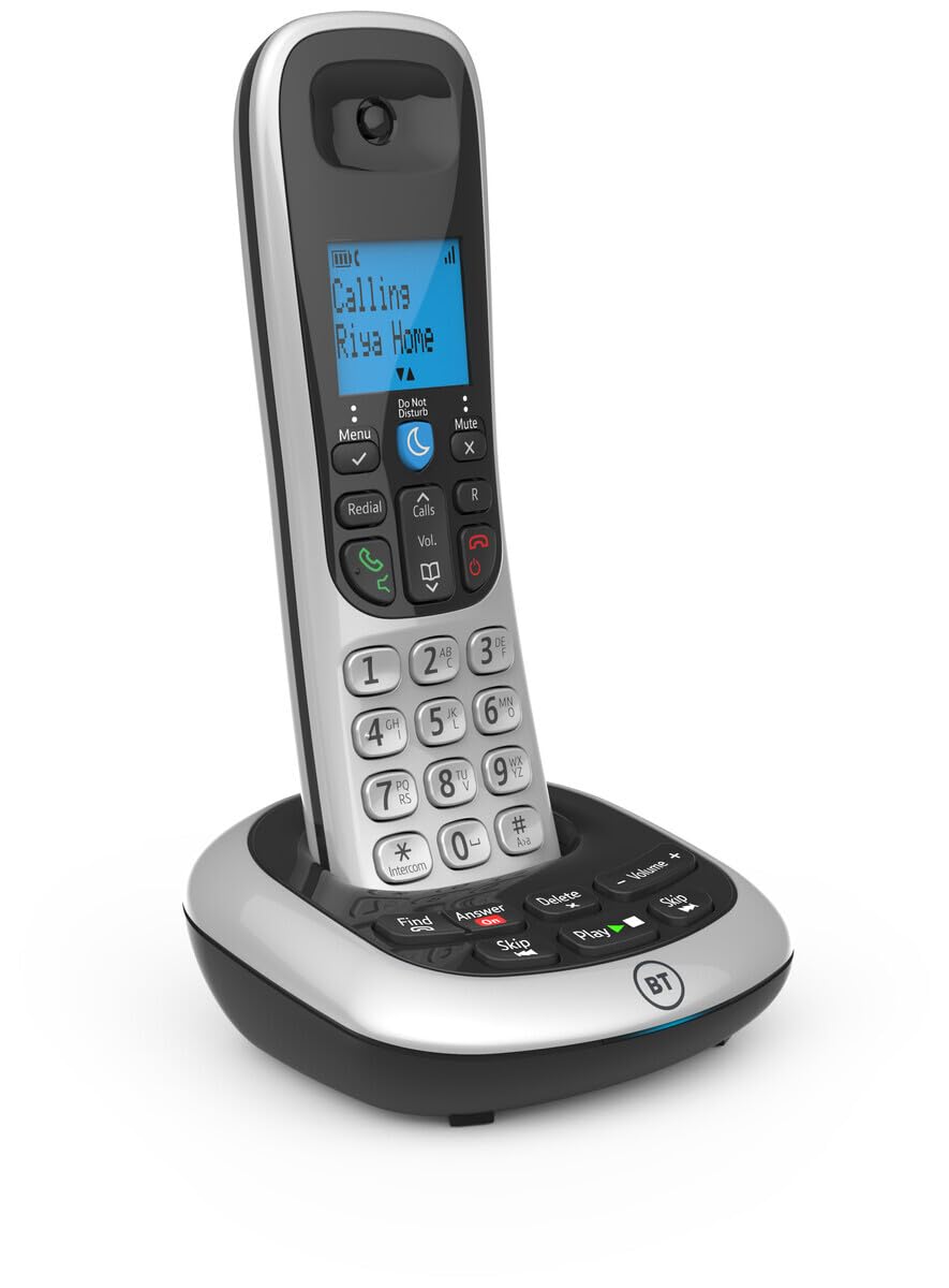 BT 2700 Cordless Landline House Phone, Nuisance Call Blocker, Do Not Disturb button, Answer Machine, Single Handset Pack