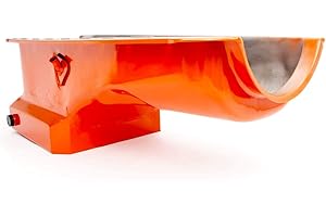 Racing Power Company R9729 Orange Drag Race Oil Pan for Big Block Chevy