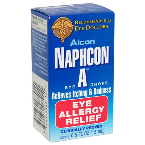 NaphconA Allergy Relief Eye Drops .5 fl oz Health