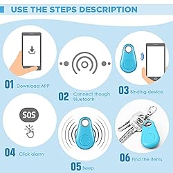Frienda 5 Pieces Key Finder Item Locator with 5