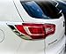 SAFE Chrome Rear Tail Light Lamp Cover Trim Molding 4-pc Set For 2011 2012 2013 2014 2015 Kia Sportage R