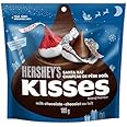 HERSHEY'S KISSES Santa Hat Milk Chocolate - Holiday Candy, Christmas Candy Stocking Stuffers, 180g