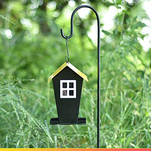 Shepherd-Hooks for Bird-Feeder Lantern Plant-Hook Garden-Stake - 35 Inch 4 Pack Plant Stand Hanger for Outdoor Flower Basket, Bird Feeder Hanger Weddings Garden Patio Lawn Decor - Thumbnail 5
