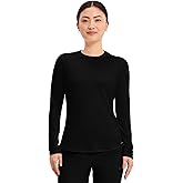 Cherokee Underscrub Long Sleeve Women’s Knit Tee Nursing Underscrubs Crew Neck Layering Top for Women - CK773