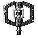 CRANKBROTHERs Crank Brothers Mallet Enduro Bike Pedals (Black/Black) with Premium Cleats and Shoe Shields Set for Tractionthumb 2