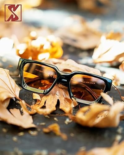 Lunettes De Soleil Unisexe Tendance - Monture Acétate écaille - Verres UV400 Anti-reflet - Neuf Sans étiquette