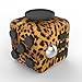 T-Tek Product Cube Relieves Stress And Anxiety for Children and Adults Anxiety Attention Toy (Leopard Yellow)