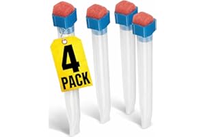 1InTheOffice Envelope Moistener, Stamp Moistener, Envelope Sealer Sponge, 4 Pack