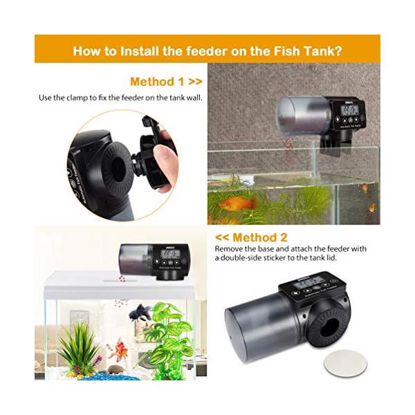 Petacc-Automatic-Fish-Feeder-Programmable-Moisture-Proof-Electric-Auto-Fish-Feeder-for-Aquarium Petacc Automatic Fish Feeder ,Programmable Moisture-Proof Electric Auto Fish Feeder for Aquarium