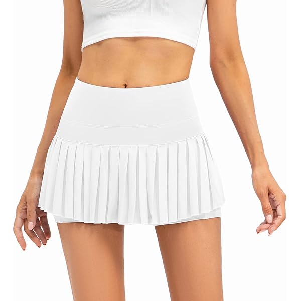 Amazon.com: XNMAYA Women Pleated Tennis Skirt High Waisted Golf