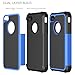 CHTech iPhone 4 Case, iPhone 4S Case,Fashion Shockproof Durable Hybrid Dual Layer Armor Defender Protective Case Cover for Apple iPhone 4S/4 - Blue