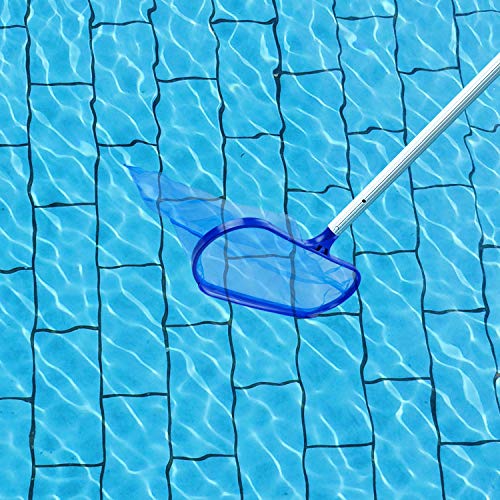 Homga Swimming Pool Skimmer, Professional Pool Leaf Skimmer, Leaf Net for Cleaning Swimming Pool Leaves & Debris(Nearly 20 inch) - Thumbnail 5
