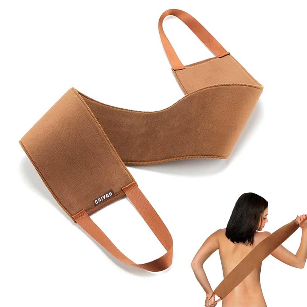 GAIYAH Back Tanning Mitt Applicator - Self Tan Back Applicator Works With Fake Tan Mitt