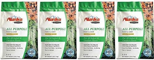 Alaska 100504562 All Purpose Dry Fertilizer 3lb, 3-Pound (Fоur Paсk)