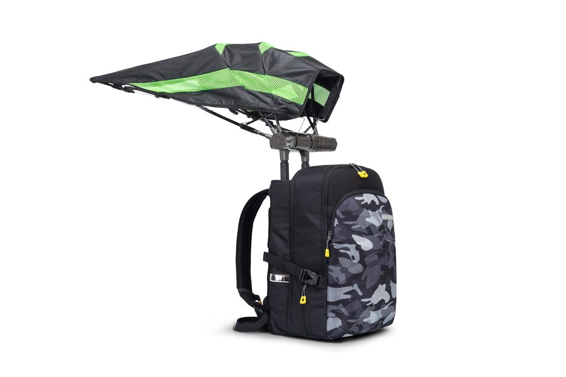 FUNSHELL Backpack Umbrella Black 20 INCH Cheap Luggage03 Store