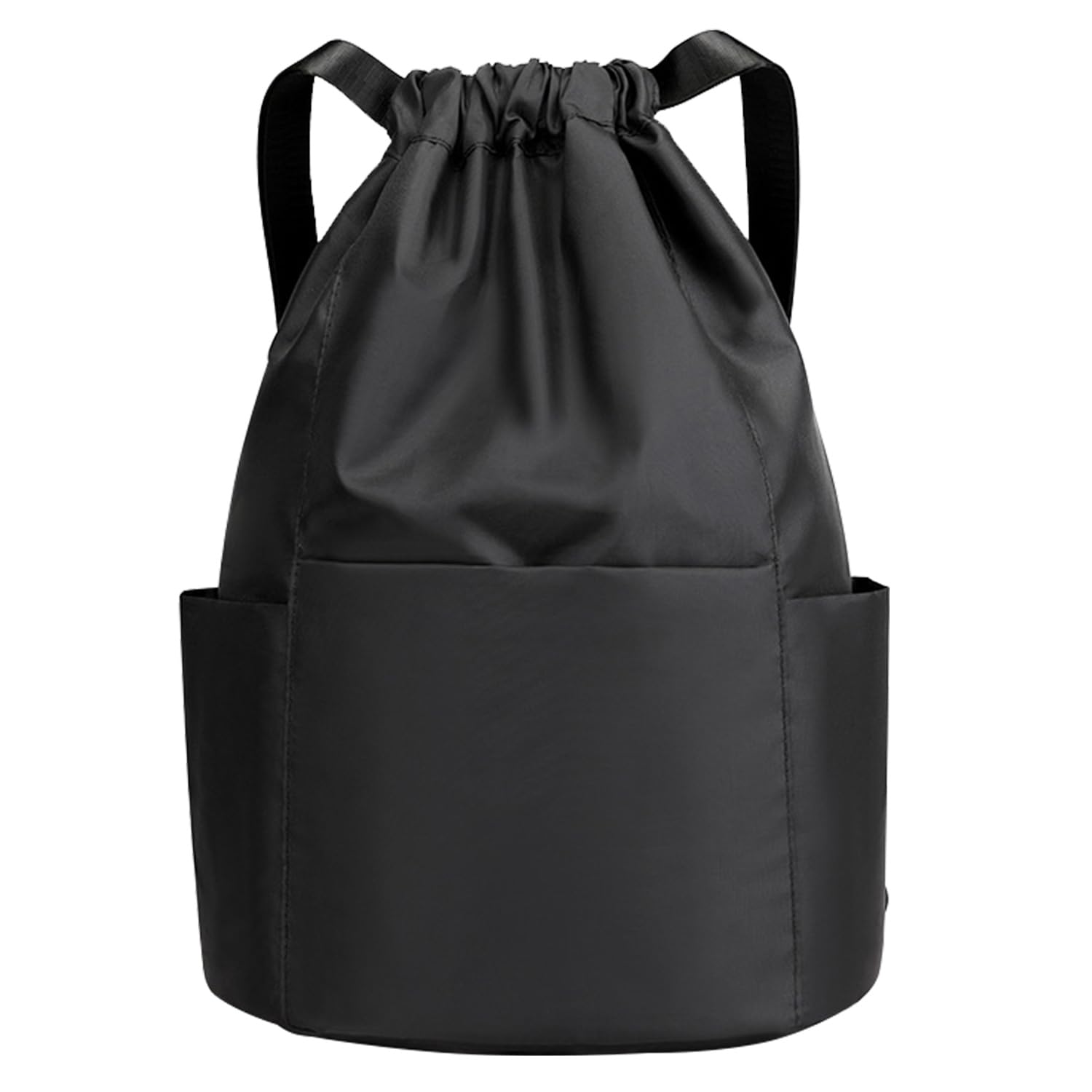 Drawstring Bags, Waterproof Gym Backpack Large Capacity Sports String Bag for Swimming Football Travel Beach Gymnastics Yoga Back Pack Oxford Print Rucksack Bag for Women Men