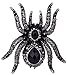 Angel Jewelry Women's Crystal Spider Pin Brooch Pendant Halloween Party Gifts for Women Teen Girls