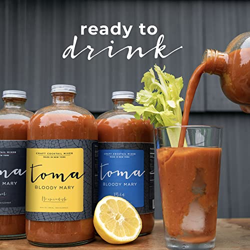 Bloody Mary Mix Variety Pack Original and Horseradish, Gluten Free, Vegan, Low Carb, Keto