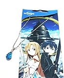 Sword Art Online SAO Kirito & Asuna's Yui Cosplay Crystal Necklace Chain Pendant