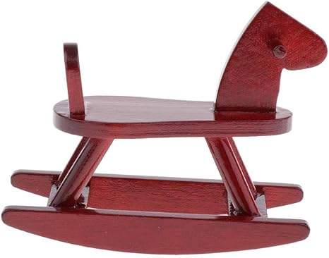 miniature wooden rocking horse