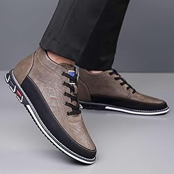 mitvr Men's Casual Dress Boots Motorcycle Boots