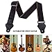 Guitar Strap Pure cotton-Adjustable Guitar Strap for Acoustic Classical and Electric Guitar Straps