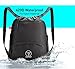Favamy Drawstring Waterproof Sports Swimming Backpack - Gymsack Universal Size - Black