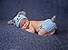Newborn Photography Props Boy Girl Outfits Crochet Knitted Dog Hat Shorts with Bone Set Photography Shoot